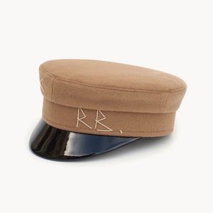 Ruslan Baginskiy Beige Wool Baker Boy Hat